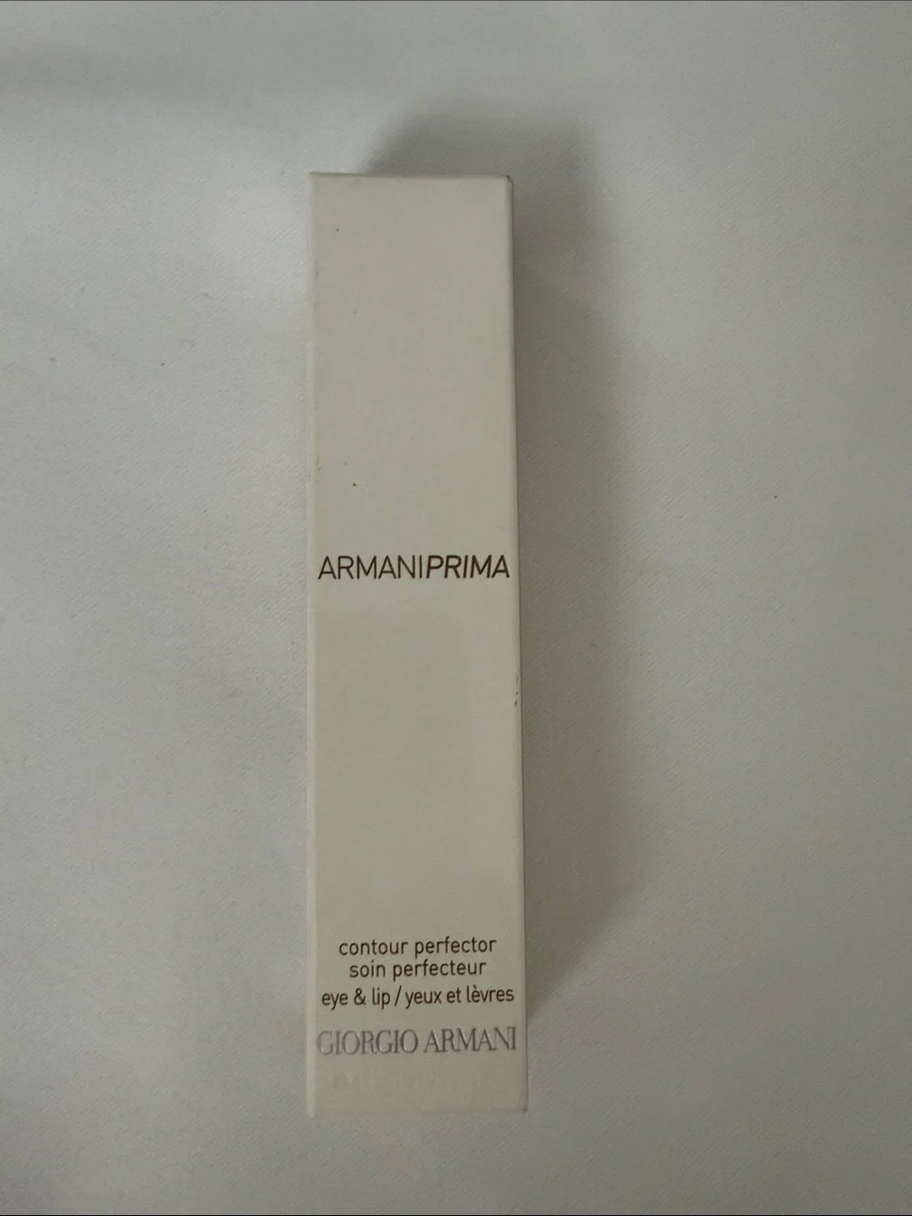 Giorgio Armani Prima Contour Perfector – Cream White Packaging
